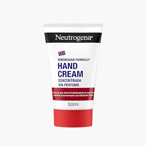 Neutrogena - Crema de Manos Concentrada Sin Perfume - Tubo de 50ml  