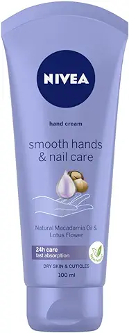 NIVEA Crema de Manos para Manos Suaves y Protección de Uñas, 100 ml  