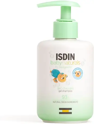 NutraISDIN Baby Naturals Gel Champú para Bebé, con un 93% de Ingredientes de Origen Natural, 200ml  