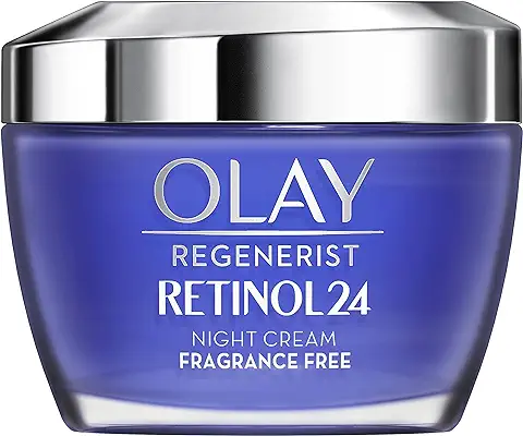 Olay Regenerist Retinol24 Crema Hidratante De Noche, Reduce Líneas de Expresión en 14 Noches, Piel Suave Y Radiante, Con Complejo Retinoide Y Niacinamida (Vitamina B3), Sin Fragancia, 50 ml  