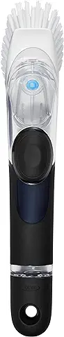 OXO Good Grips Cepillo con Dispensador de Jabón para Fregar Platos, Sartenes y Ollas  