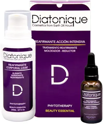 Pack de Tratamiento Reafirmante - Accion Intensiva - Reafirmante - Moldeador - Reductor Corporal de Diatonique- Crema de 200 ml + Serum de 30 ml  