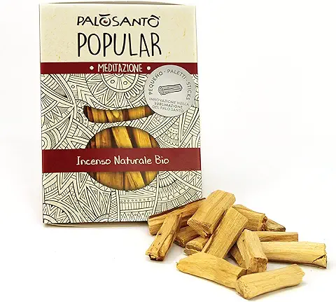 PALOSANTO - Incienso Natural Palo Santo Pequeño - 60 gr - Innovación en Fumigación de Palo Santo - Palitos para Sublimación con Difusor de Aromas - Palo Santo Bursera Graveolens  