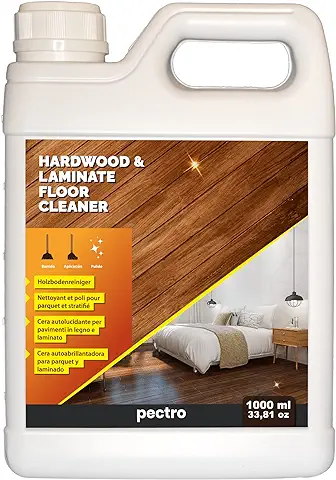 PECTRO Cera para Parquet y Suelo Laminado - Abrillantador Protector Suelos de Madera 1000ml - Protector Suelo Tarima Flotante Reparador Madera - Nutre, Renueva y Protege de Manchas y Pisadas  