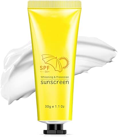 Protector Solar SPF 50+ -Gel Oil-Free SPF 50,Fórmula en Crema y Leche para todo tipo de Piel, Resistente al Agua, Hidratante para Rostro y Cuerpo  