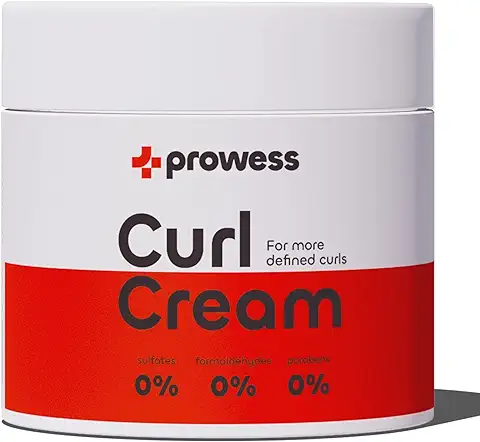 Prowess Crema para Peinar, Activador de Rizos Metodo Curly, sin Siliconas, 250ml, sin Aclarado - Pelo Definido sin Apelmazar  