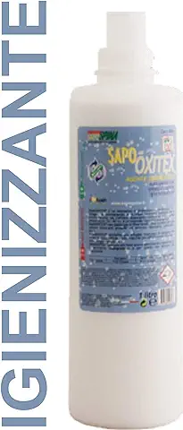 Rampi Sapo Oxitex Quitamanchas Fortalecedor Blanqueador Desinfectante Lavado de Ropa con Oxígeno Activo Fórmula Profesional Lavado 50 Lavados 1L  