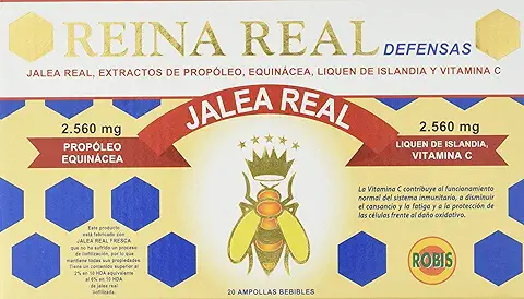 Robis Reina Real Defensas Jalea Real 2560 mg 20 Ampollas  
