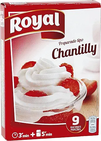 Royal Crema Chantilly, Preparado en Polvo 9 Raciones, 72g  