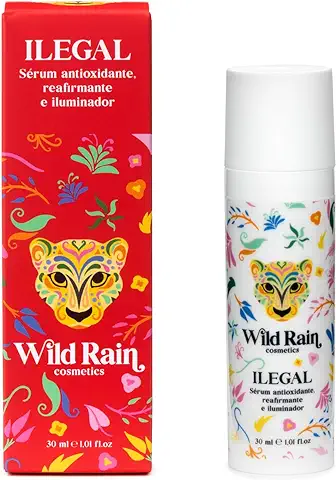 Serum Vitamina C, Antioxidante, ILEGAL Wild Rain Cosmetics 30 ml, Piel Luminosa, Firme y Radiante. Con Nuestra Formula Exclusiva a base de la Combinacion de Vitamina C y DMAE  