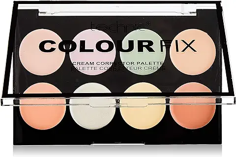 Technic Color Fix - Paleta de Corrector en Crema de 8 Tonos  