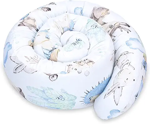 Totsy Baby Almohada para Dormir de Lado Algodón 150 cm Algodón - Cojin Cervical Enrollable Lavable Cojines Grandes Almohada para el Cuerpo Erizo  