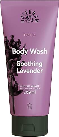 Urtekram - Tune In - Soothing Lavender - Gel de Ducha 200 ml - Ecológico  