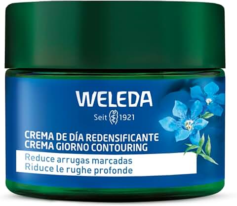 Weleda - Crema Facial de Día, Redensificante, Equilibra e Ilumina, Aumenta el Colágeno de la Piel, Antiedad, 100% Natural, con Genciana Azul y Edelweiss, No Comedogénica, Vegana, Pieles Maduras-40 ml  