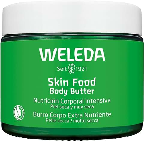 Weleda - Skin Food Body Butter, Bálsamo Nutritivo Corporal, Reparación Intensa, Piel Aterciopelada y Suave, con Manteca de Karité y de Cacao, Eco-Friendly, para Piel Seca y Muy Seca -150ml  