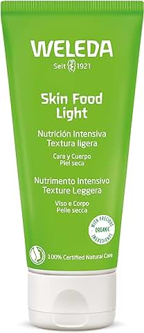 WELEDA, Skin Food Light, Crema Hidratante, Nutrición Intensiva y Textura Ligera, con Aceite de Girasol Orgánico, Extracto de Pensamiento Silvestre, Camomila y Caléndula, 75 ml  