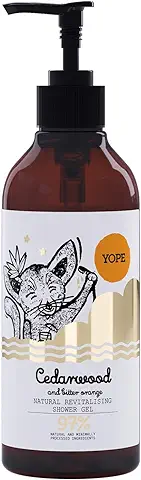 YOPE Gel de Ducha | Aceites Vegetales | El Resplandor | Fragancia Cítrica y Floral | Hidratante | Revitalizante | 97% Ingredientes Naturales | Vegan Formula | Cedro y Naranja Amarga | 400ml  