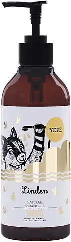 YOPE Gel de Ducha | Extractos de Semillas de lino | Flores de Caléndula y Manzanilla | Fragancia Floral y Dulce | Calma la Irritación | 98% Ingredientes Naturales | Vegan Formula | Tilo | 400ml  