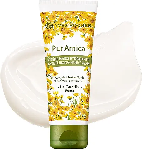 Yves Rocher - Crema de Manos Hidratante Larga Duración-Con Arnica Bio-Sin Parabenos ni Siliconas-Protege la piel de las Agresiones Externas-75ml  