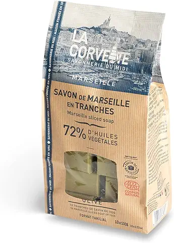 10x100G - Bolsa de 10 Auténticos Jabones de Marsella - la Corvette  