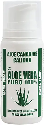 Aloe Canarias Crema Hidratante Facial con Aloe Vera 100% 100 ml  