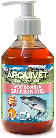 Arquivet Aceite de Salmón Escocés - para Perros y Gatos - 250 ml (Paquete de 1)  