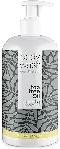 Australian Bodycare Body Wash 500ml | Con Aceite de Árbol de Té y Mirto Limon | Gel de Ducha para Pieles Secas y Manchadas |Para el Cuidado Diario de Granos, Picazón, Olor Corporal, Sudor  