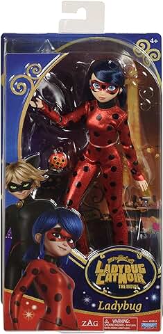 BANDAI - Miraculous Ladybug & Cat Noir La Película – Muñeca – Ladybug – Muñeca Articulada 26 cm  
