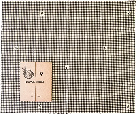 Beegut Paño de cera de Abejas XXL para Panes, Paño de pan Sostenible, de Alemania con Materias Primas Ecológicas, Mantiene el pan Fresco sin Plástico, 50 x 60 cm  