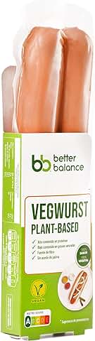 Better Balance - Salchichas Veganas Vegwurst, 2 Unidades  