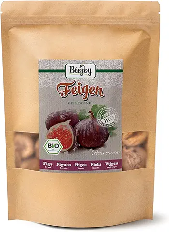 Biojoy Higos secos ecológicos (1 kg), sin azúcar y conservantes