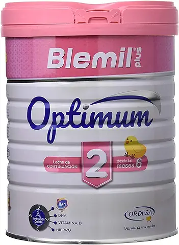 Blemil Plus Optimum 2, Leche de Continuación para Bebé, 1 Unidad 800 gr.  