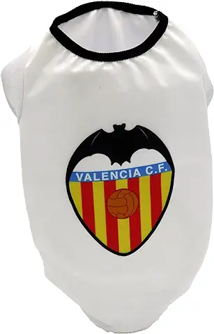 Camiseta para Perro - Talla XS- Valencia,Ropa para Mascotas, Fútbol, Producto Oficial (CyP Brands)  
