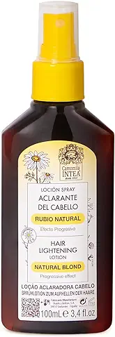 Camomila Intea – Loción Aclarador de Cabello Rubio Natural - Con Extracto Natural Ecológico de Manzanilla que Aclara y Protege el Cabello – 100 ML  