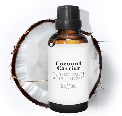 Daffoil Aceite de Coco Fraccionado ,aceite Portador 100ml puro BIO 100% Natural Ecológico  