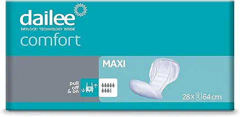 Dailee Comfort Maxi - 112x Pañales Adultos Protector Incontinencia - Compresas Absorbentes para Ancianos, Hombre y Mujer 8,5 Gotas - Comodos, Protectivos y Delicados  