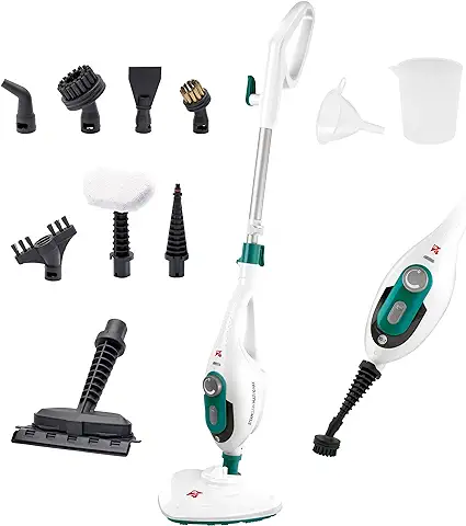 Di4 Steamclean Multi10 Max Mopa a Vapor Multifunción 10 en 1, 1500W, Elimina 99,9% de Virus y Bacterias, Limpieza sin Químicos ni Abrasivo  