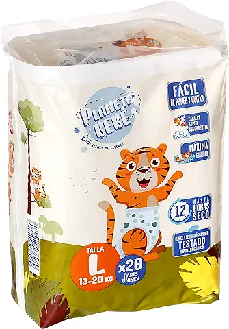 DIA PLANETA BEBE Pañales 13-20 kgs Talla L Paquete 20 uds  