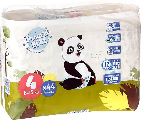 DIA PLANETA BEBE Pañales 8-15 kgs Talla 4 Paquete 44 uds  