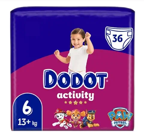 Dodot Activity Jumbo Pack Talla 6-36 uds.  