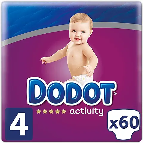 Dodot Activity - Pañales Talla 4, 60 Pañales, 9-14 kg  