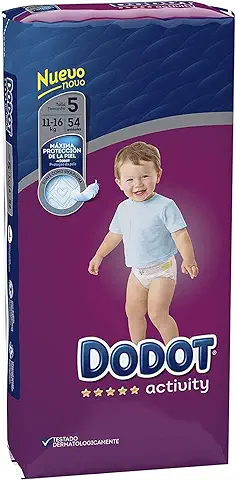 Dodot Activity Pañales Talla 5, 54 Pañales, 11-16 kg