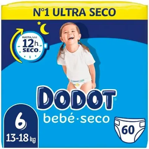Dodot Bebé Seco Jumbo Pack Talla 6-56 uds.  