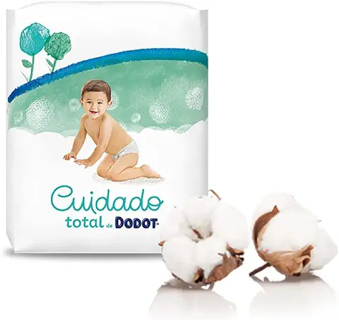 Dodot Cuidado Total Pañales Talla 3, 40 Pañales, Suave Protección De La Piel, Con Materiales De Origen Vegetal  