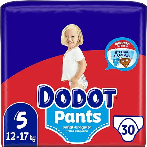 Dodot Pants Pañal-Braguita Talla 5, 30 Pañales  