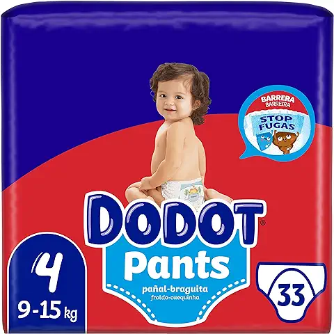 Dodot Pants Pañales Bebé, Talla 4, 33 Pañales  