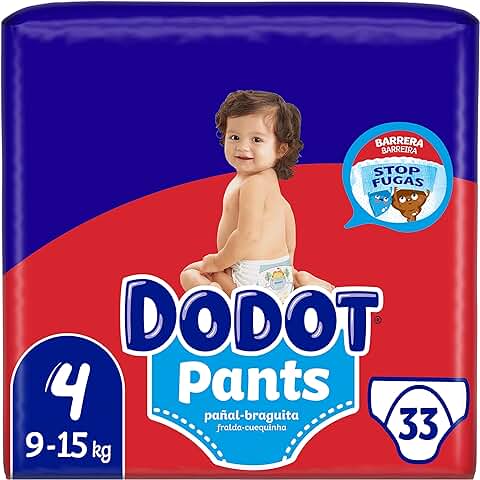 Dodot Pants Pañales Bebé, Talla 4, 33 Pañales  