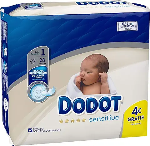 Dodot Protection Sensitive Pañales Talla 1 - 28 Unidades  