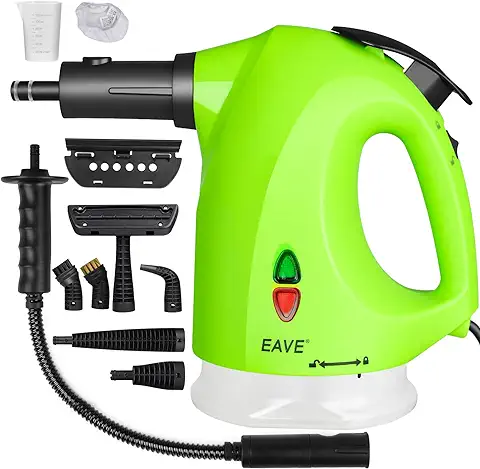 Eave 10 in 1 Limpiador de Vapor Multifuncional Portátil Ligero con Bloqueo de Vapor para Cocinar al Vapor con Manos Libres, Calentamiento Rápido para la Limpieza de Superficies de la Cocina del Hogar  