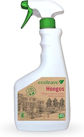ECOLEAVEX Hongos. Protege y Cuida tus Plantas Frente a los Hongos, ECOLOGICO, 100% Natural y Residuo Zero. Alto Contenido en Minerales, Vitamina C, Aminoácidos. (SPRAY Pulverizador de 750 ml)  